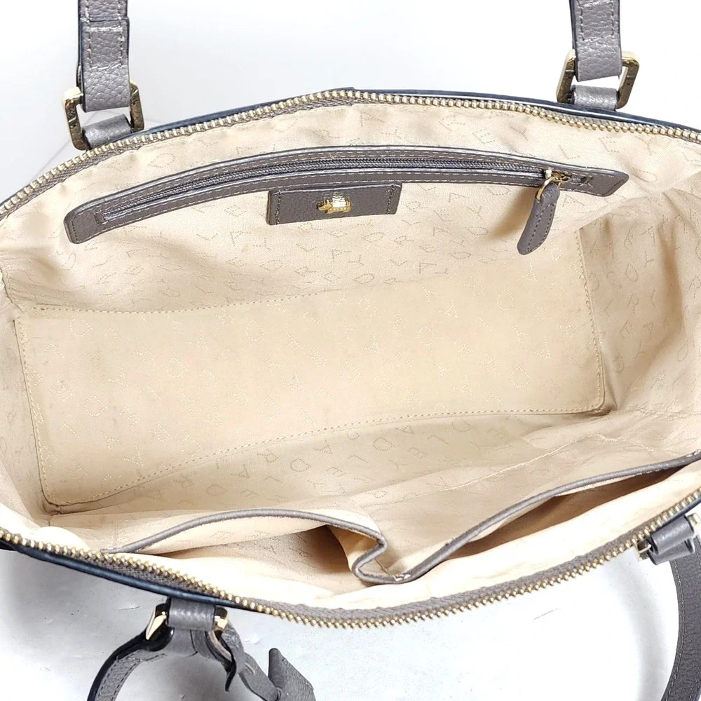 Radley London Silk Street Gray Large Zip-Top Tote Bag - Picture 7 of 16